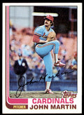 1982 Topps John Martin Rookie . St. Louis Cardinals #236