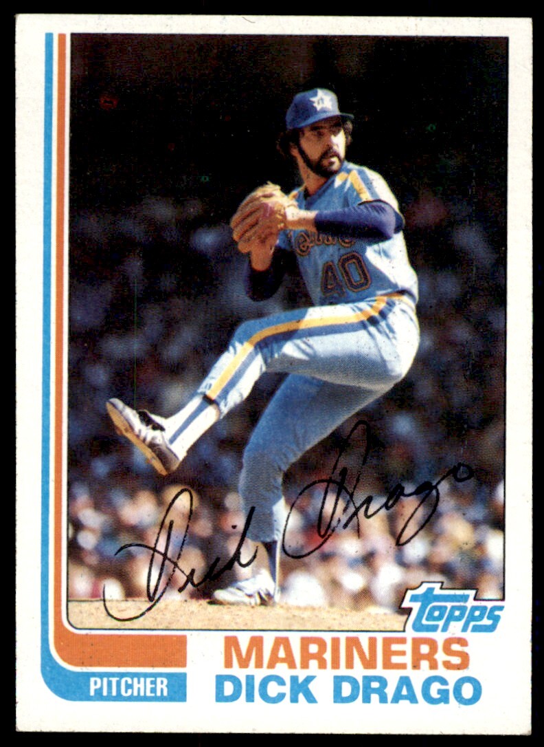 1982 Topps Dick Drago . Seattle Mariners #742