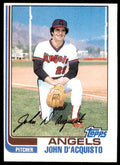 1982 Topps John D'Acquisto . California Angels #58