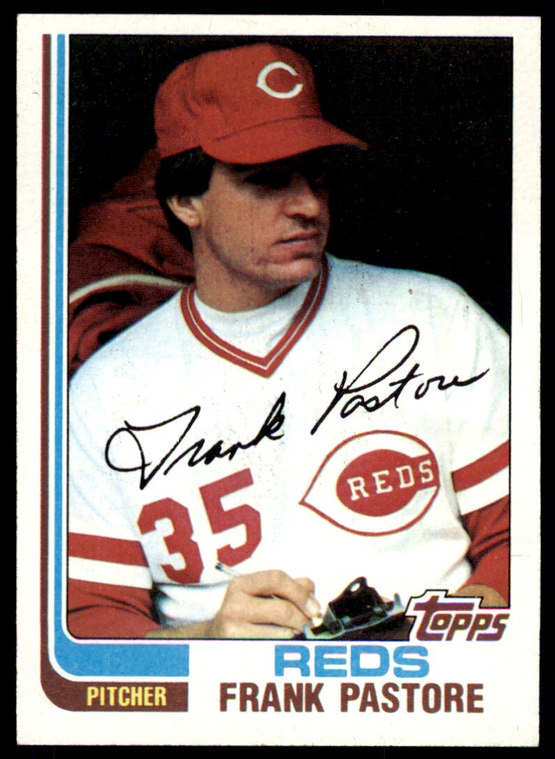 1982 Topps Frank Pastore . Cincinnati Reds #128
