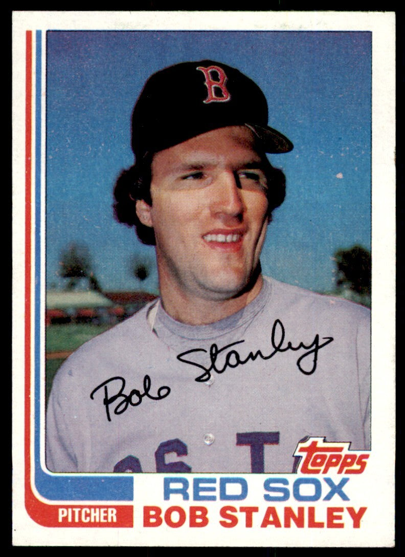 1982 Topps Bob Stanley . Boston Red Sox #289