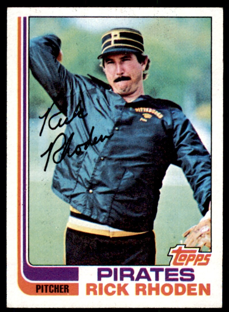 1982 Topps Rick Rhoden . Pittsburgh Pirates #513