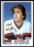 1982 Topps Fred Martinez . California Angels #659
