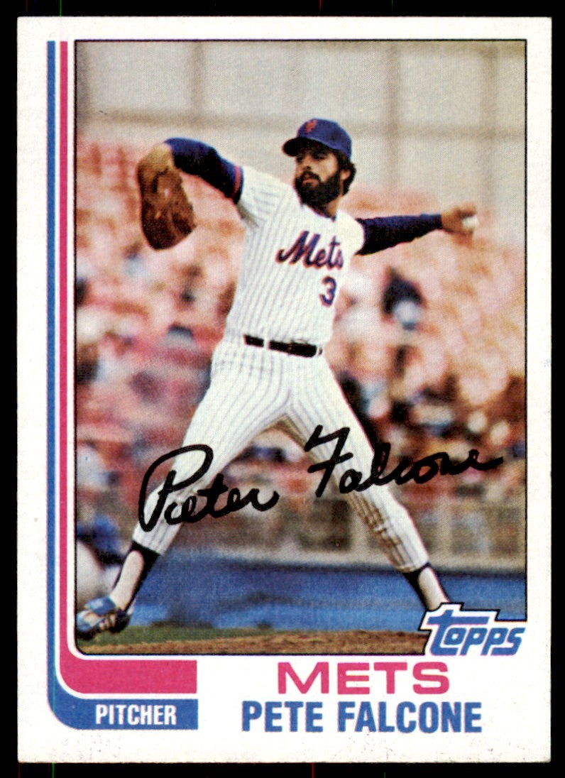 1982 Topps MLB Pete Falcone . New York Mets #326