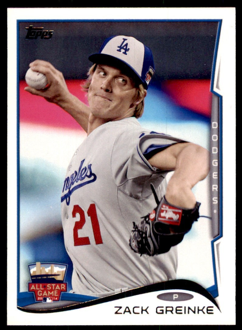 2014 Topps Zack Greinke Baseball Cards #US-297