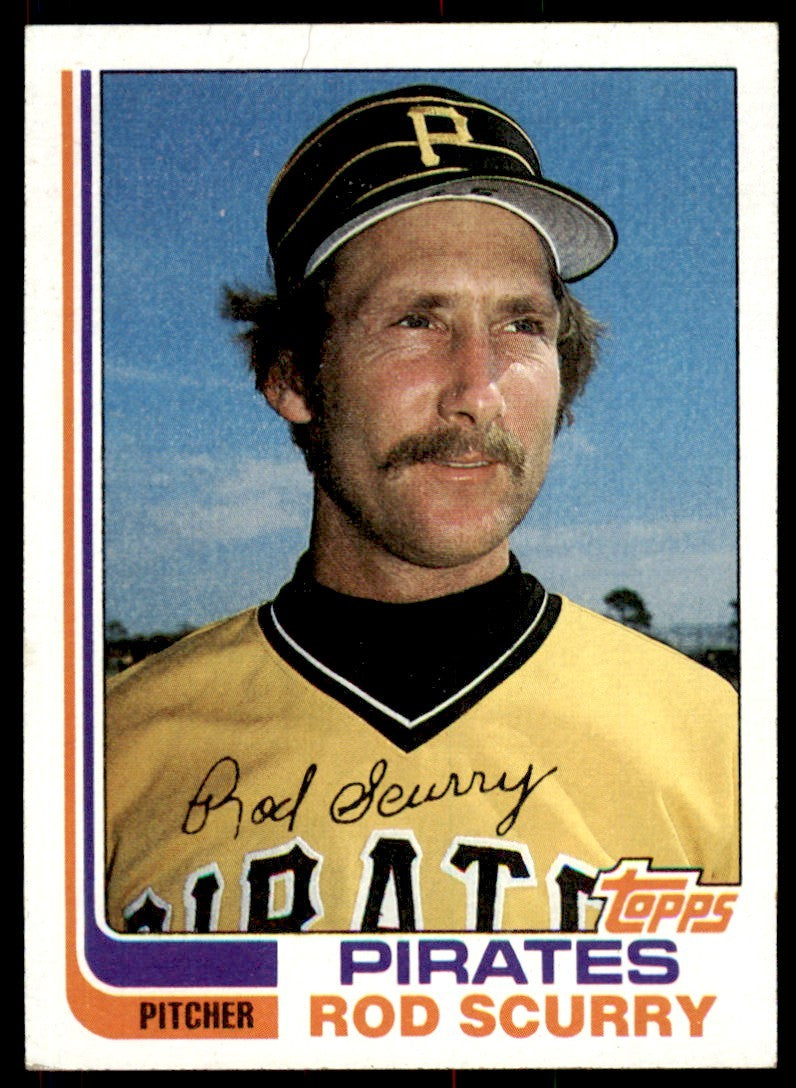 1982 Topps Rod Scurry . Pittsburgh Pirates #207