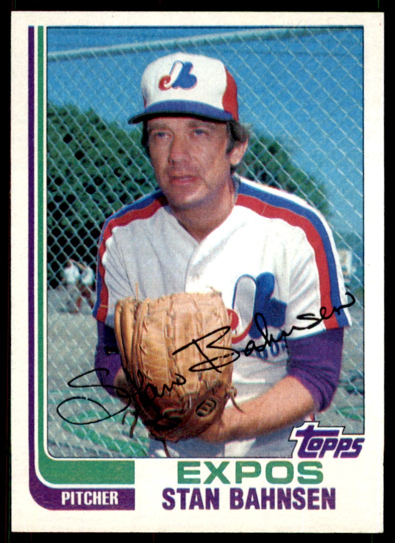 1982 Topps. Stan Bahnsen . Montreal Expos #131