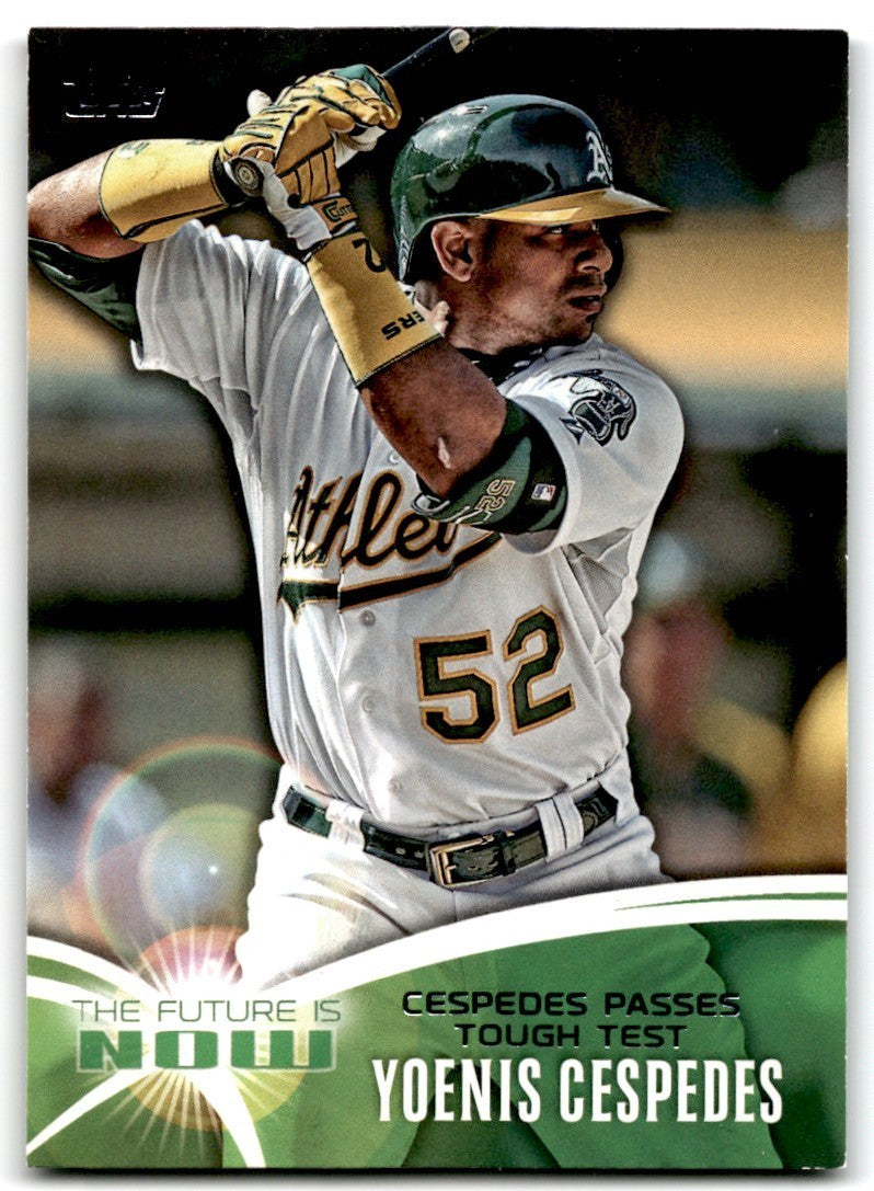 2014 Topps Yoenis Cespedes Baseball Card #FN-14
