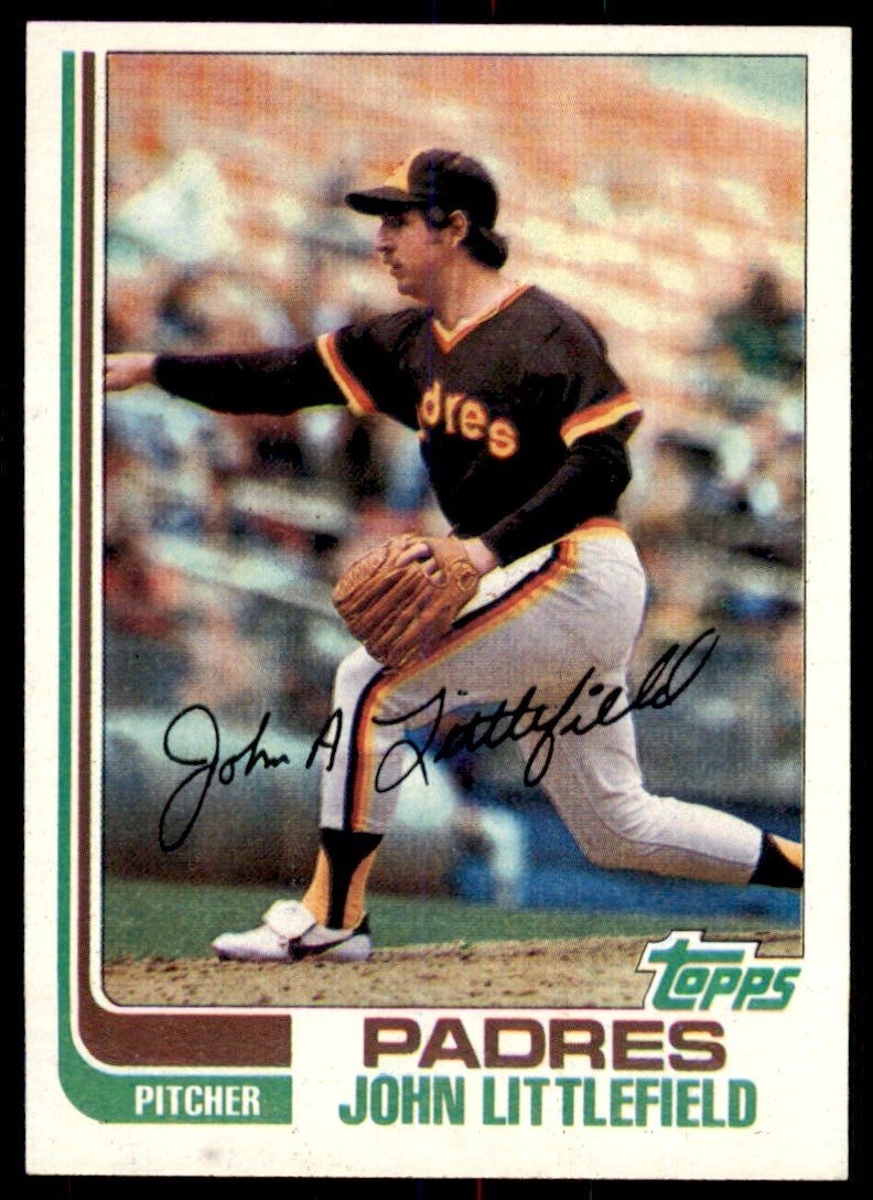 1982 Topps John Littlefield . San Diego Padres #278