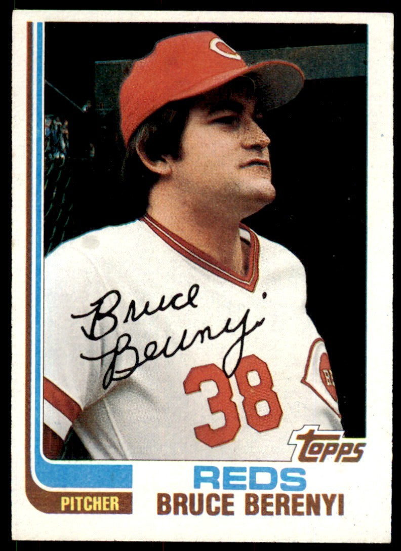 1982 Topps MLB Bruce Berenyi . Cincinnati Reds #459