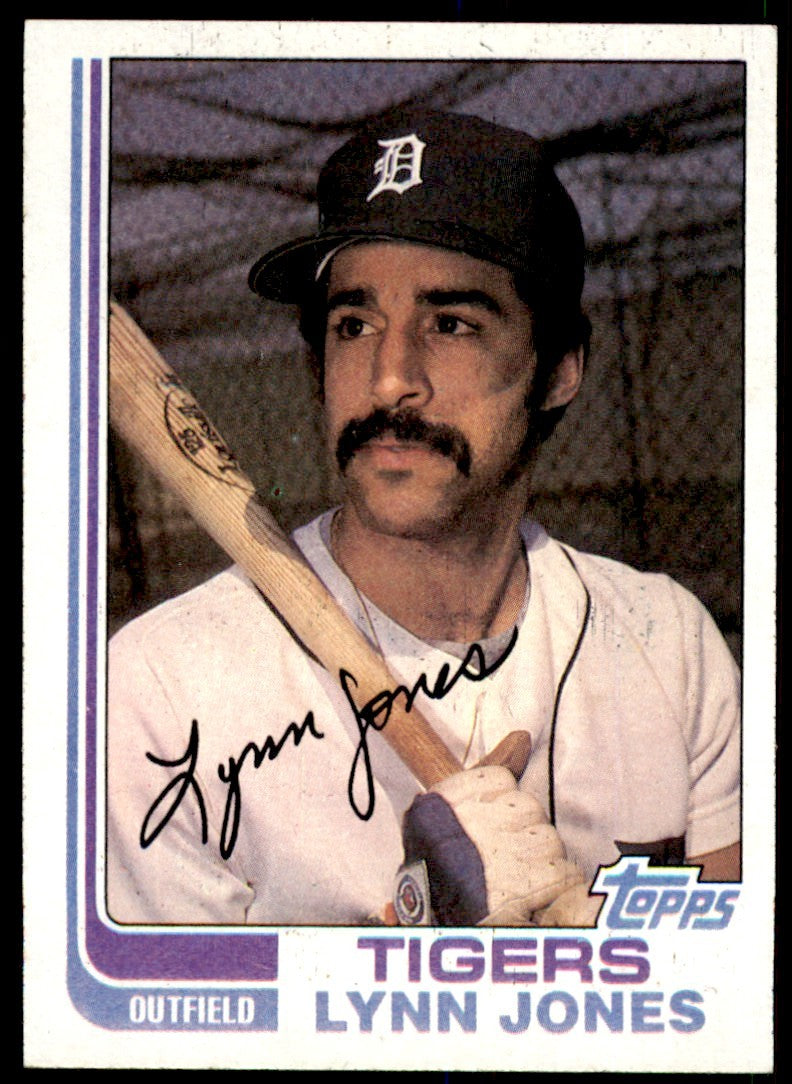1982 Topps Lynn Jones . Detroit Tigers #64