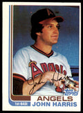 1982 .Topps John Harris . California Angels #313