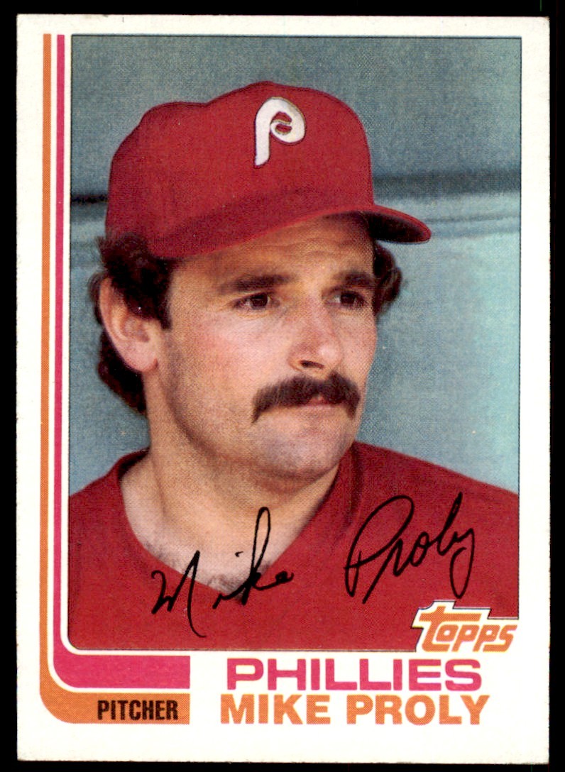 1982 Topps Mike Proly . Philadelphia Phillies #183