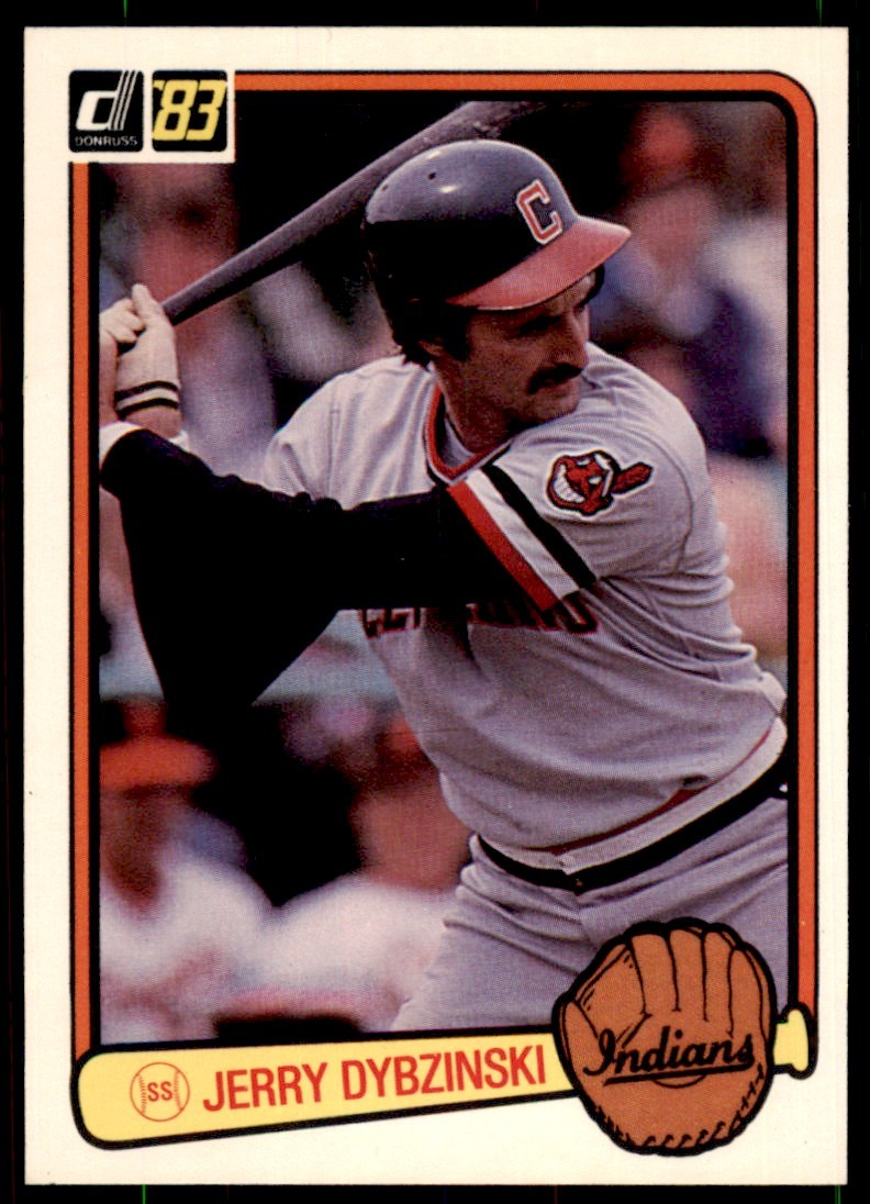 1983 Donruss. Jerry Dybzinski . Cleveland Indians #576