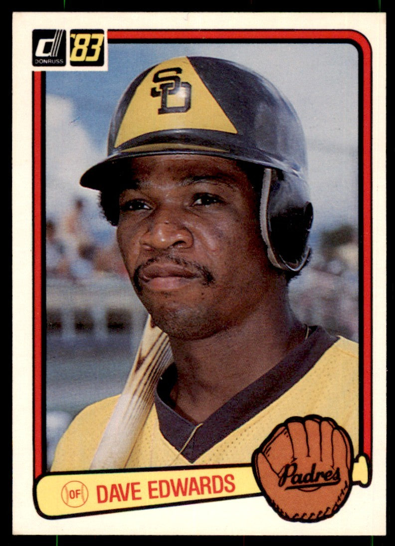 1983 Donruss Dave Edwards . San Diego Padres #565