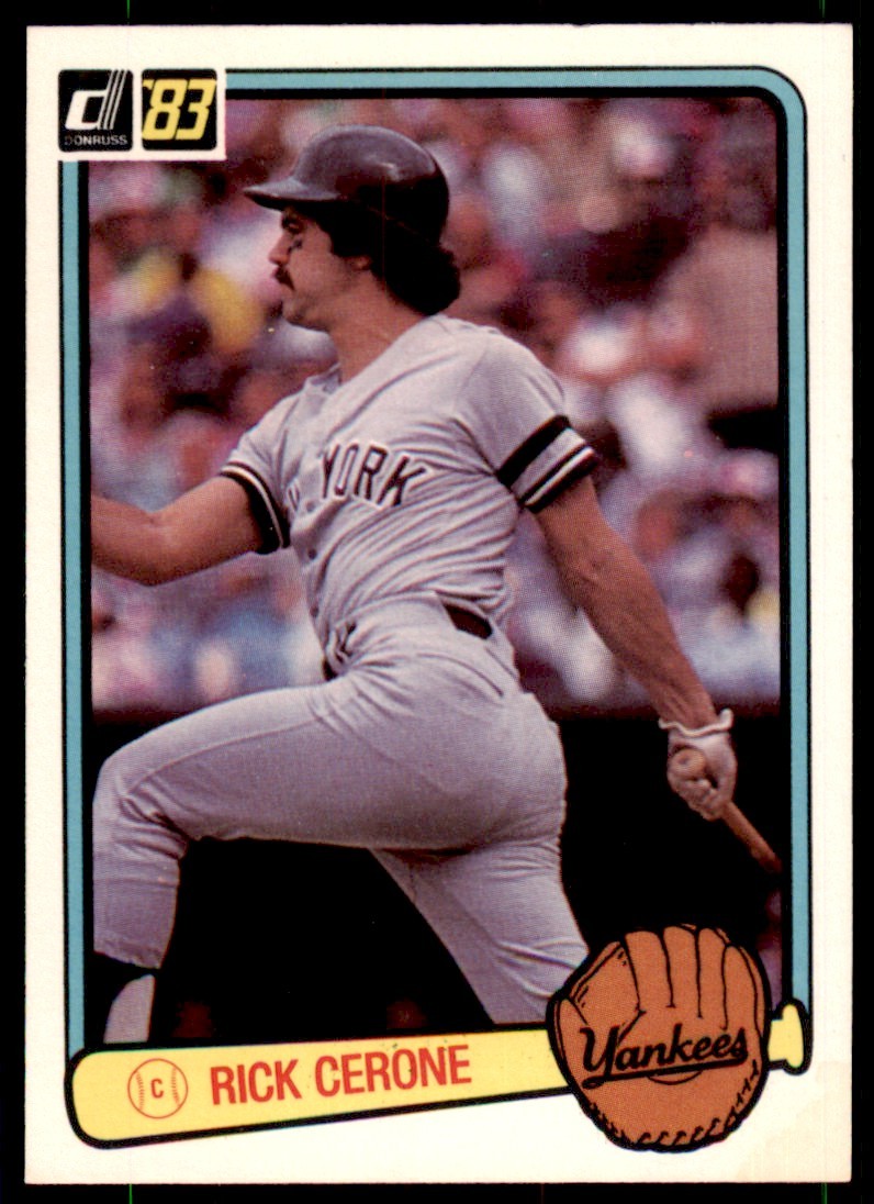 1983 Donruss Rick Cerone . New York Yankees #577