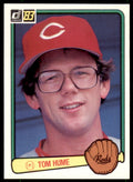 1983 Donruss.Baseball Tom Hume . Cincinnati Reds #229