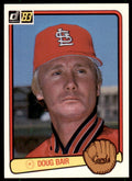 1983 Donruss Doug Bair . St. Louis Cardinals #372