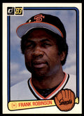 1983 Donruss.Baseball Frank Robinson . San Francisco Giants #564