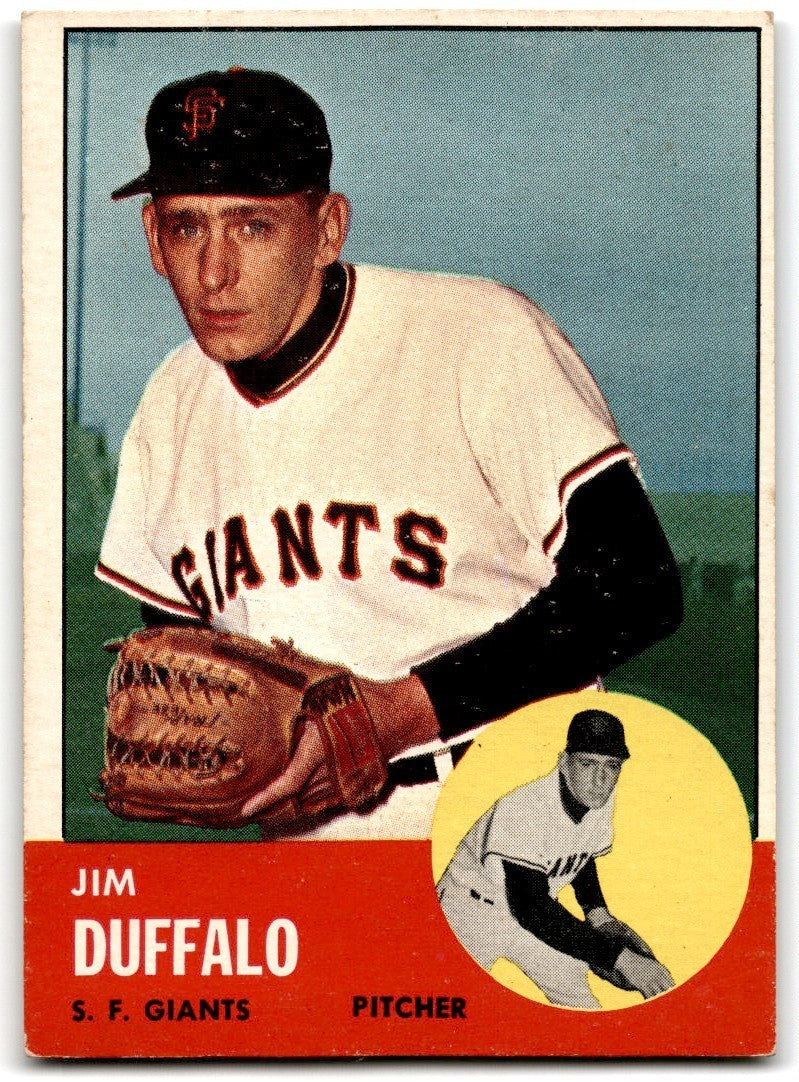 1963 Topps High Numbers Jim Duffalo Baseball Cards #567