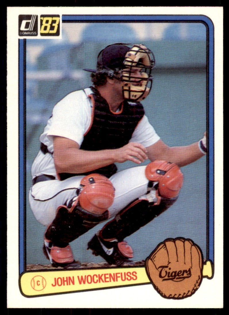 1983 Donruss.Baseball John Wockenfuss . Detroit Tigers #76