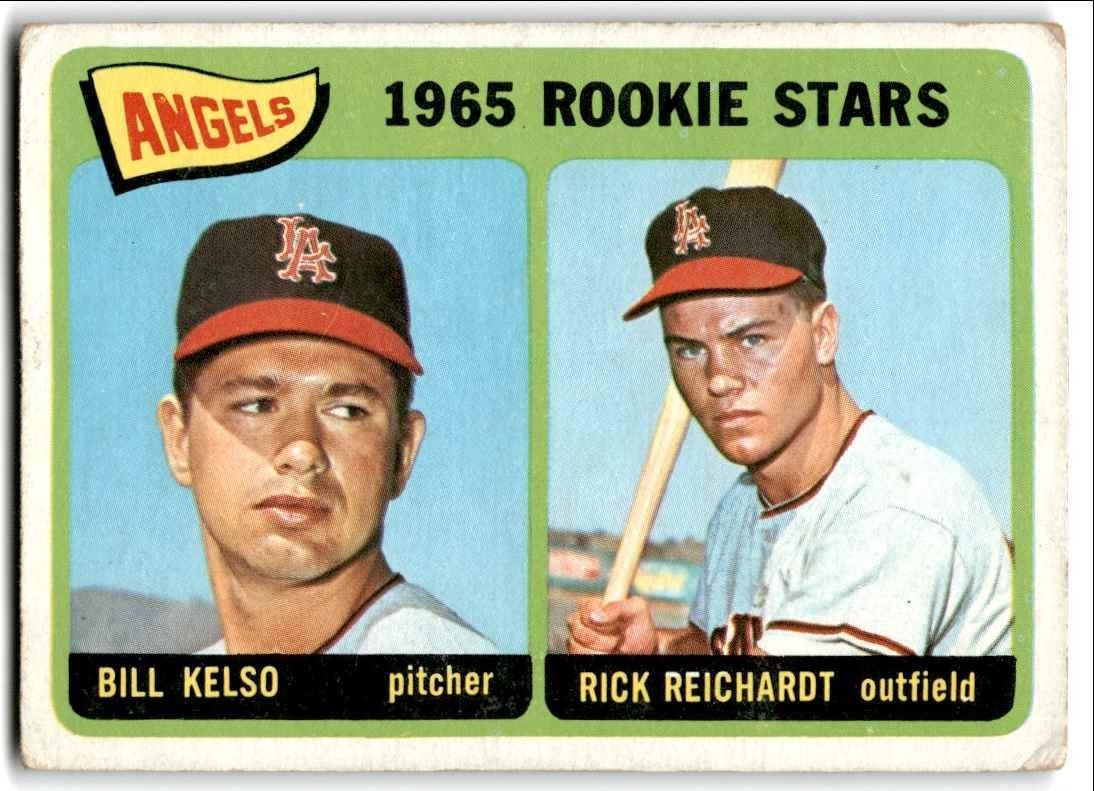 1965 Topps Bill Kelso/Rick Reichardt Rookie Baseball Cards #194