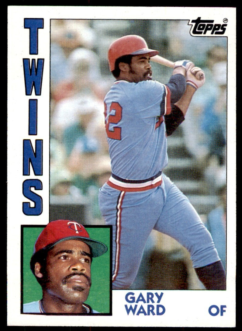 1984 Topps Gary Ward . Minnesota Twins #67
