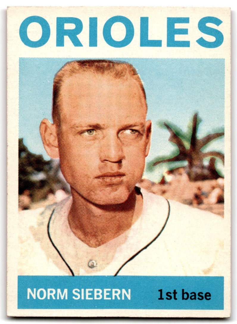 1964 Topps Norm Siebern Baseball Cards #145