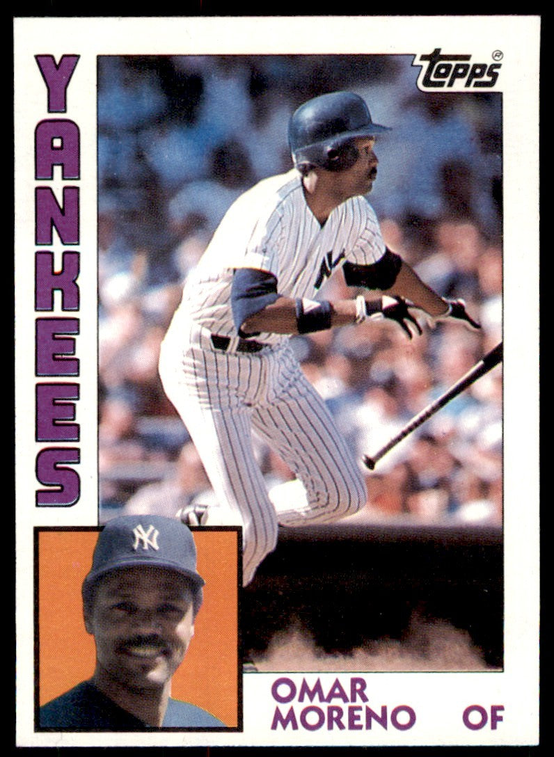 1984 Topps. Omar Moreno . New York Yankees #16