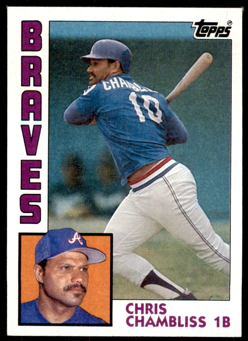 1984 Topps. Chris Chambliss . Atlanta Braves #50