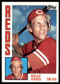 1984 Topps Kelly Paris Rookie . Cincinnati Reds #113