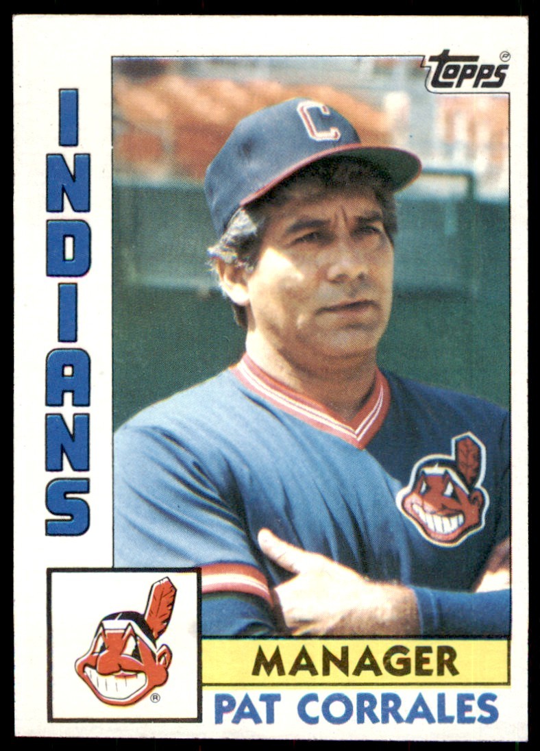 1984 Topps Pat Corrales . Cleveland Indians #141