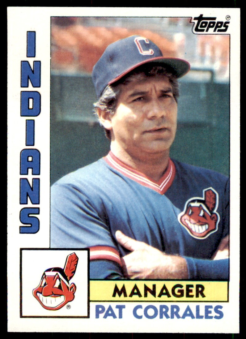 1984 Topps. Pat Corrales . Cleveland Indians #141