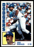 1984 Topps. Jose Morales . Los Angeles Dodgers #143