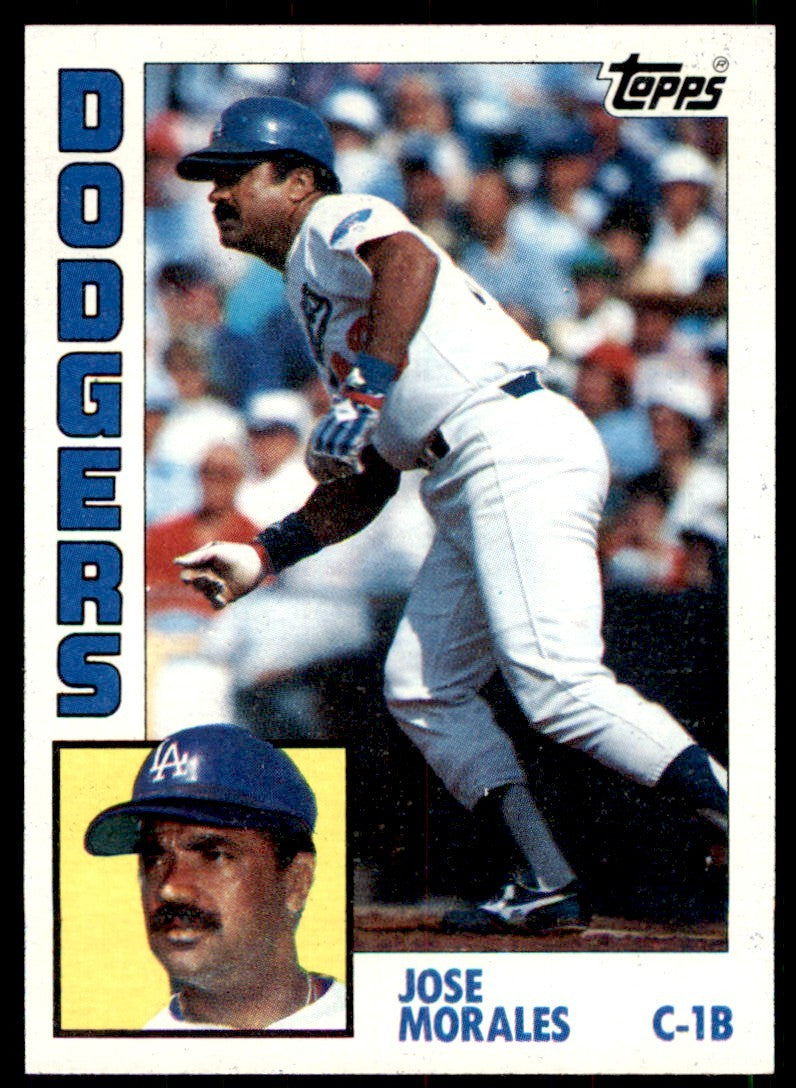 1984 Topps. Jose Morales . Los Angeles Dodgers #143