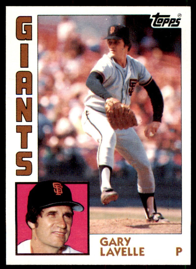 1984 Topps Gary Lavelle . San Francisco Giants #145
