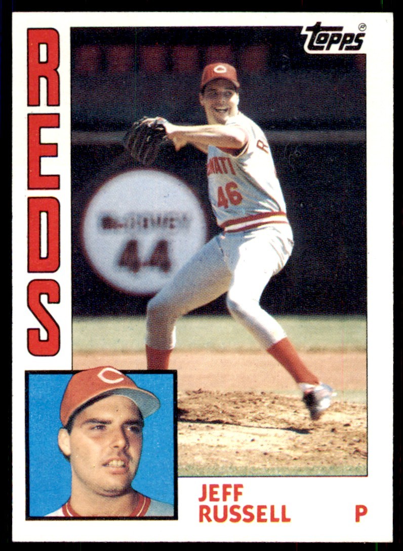 1984 Topps Jeff Russell Rookie . Cincinnati Reds #270