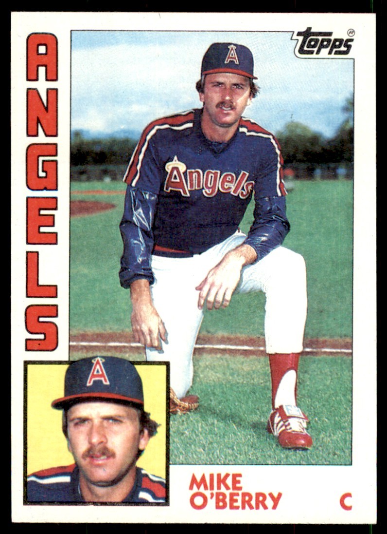 1984 Topps. Mike O'Berry . California Angels #184