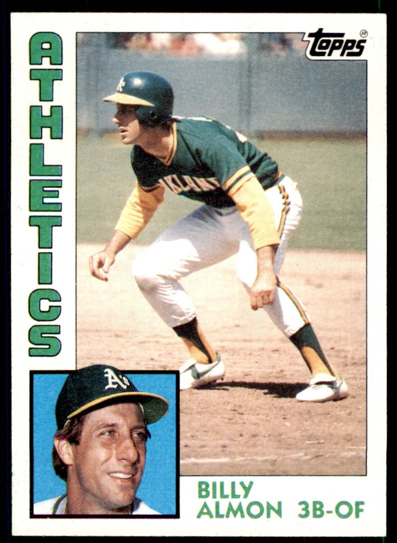 1984 Topps Billy Almon . Oakland Athletics #241