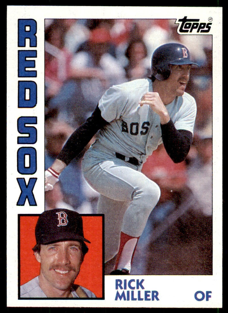 1984 Topps. Rick Miller . Boston Red Sox #344