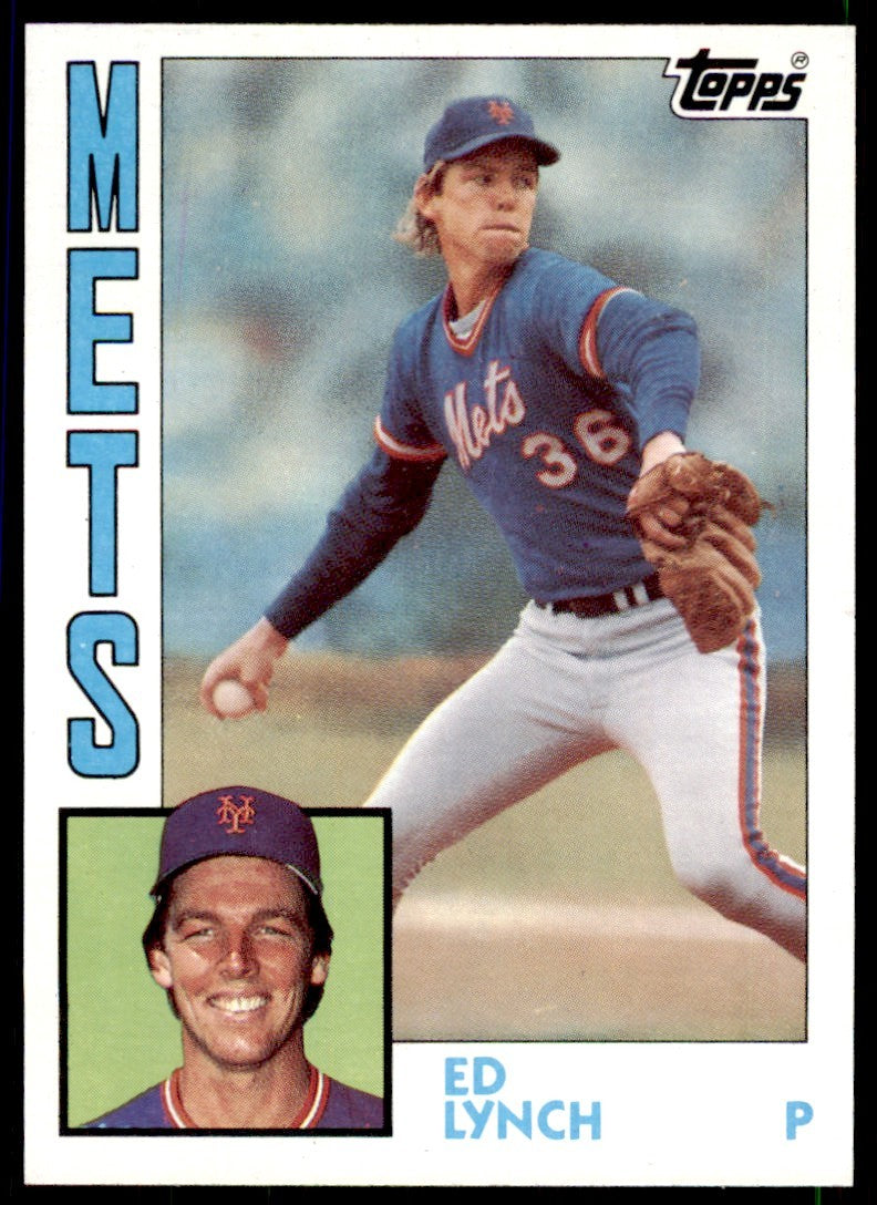 1984 Topps. Ed Lynch . New York Mets #293
