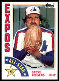 1984 Topps Steve Rogers . Montreal Expos #394