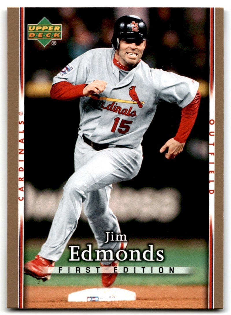 2007 Upper Deck First Edition Jim Edmonds Baseball Cards #287