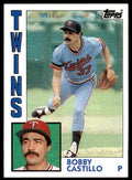 1984 Topps Bobby Castillo . Minnesota Twins #491