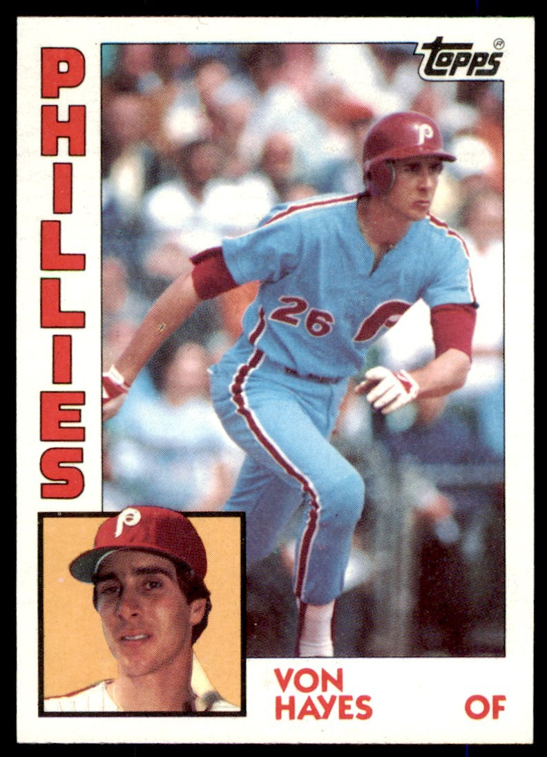 1984 Topps Von Hayes . Philadelphia Phillies #587