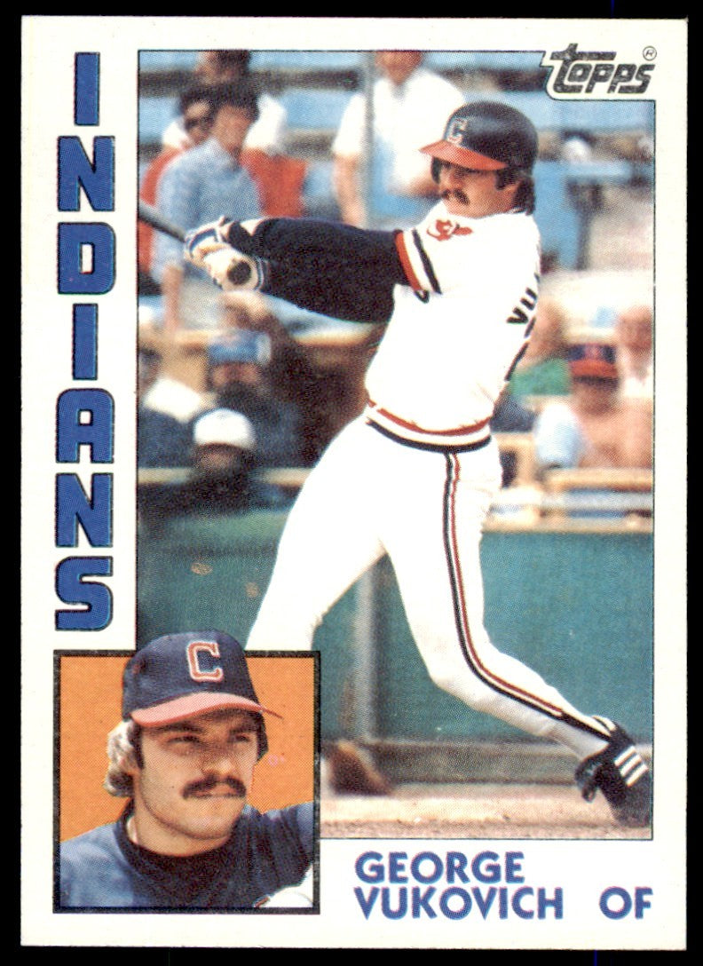 1984 Topps. George Vukovich . Cleveland Indians #638