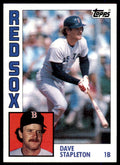 1984 Topps Dave Stapleton . Boston Red Sox #653