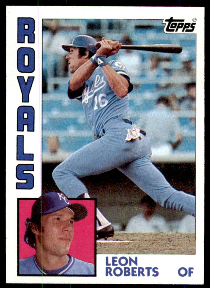 1984 Topps Leon Roberts . Kansas City Royals #784