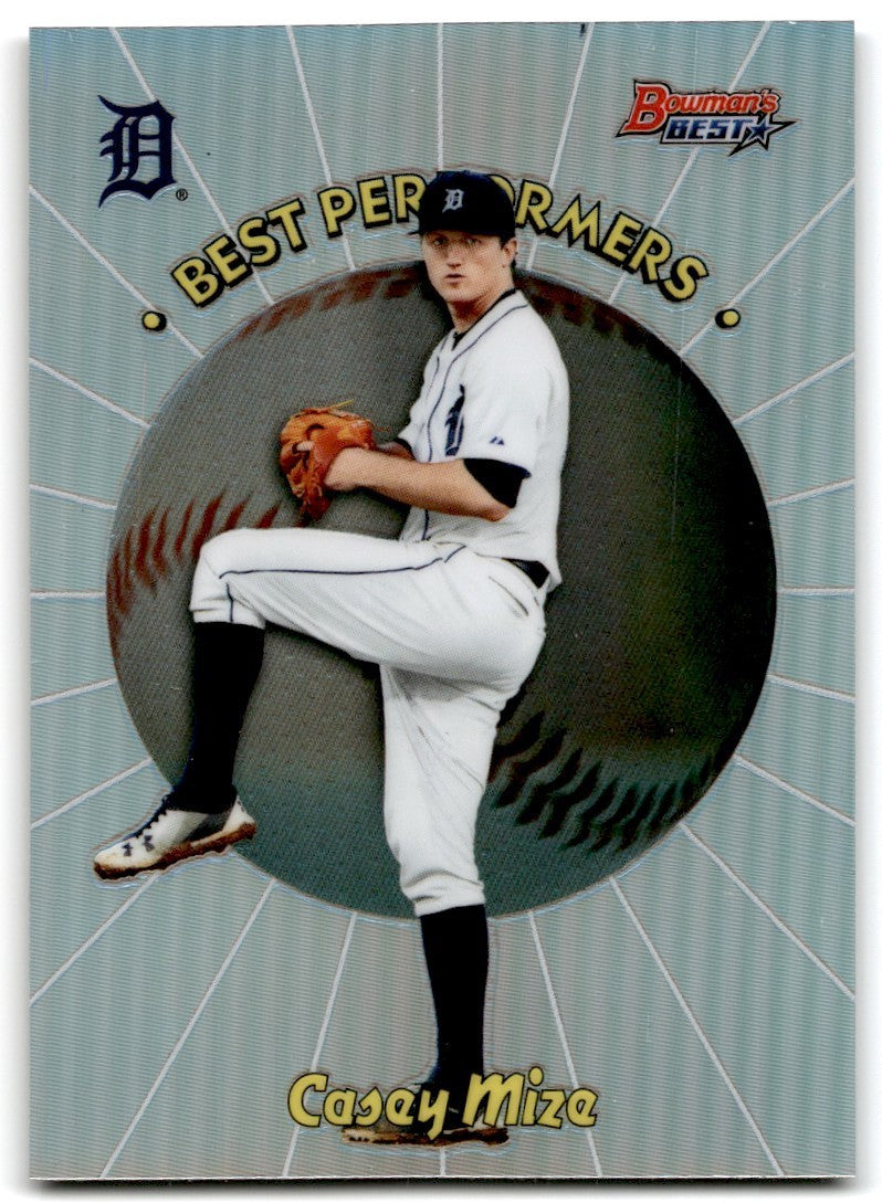 2018 Bowman's Best Refractor Casey Mize Baseball Cards #98BP-CM