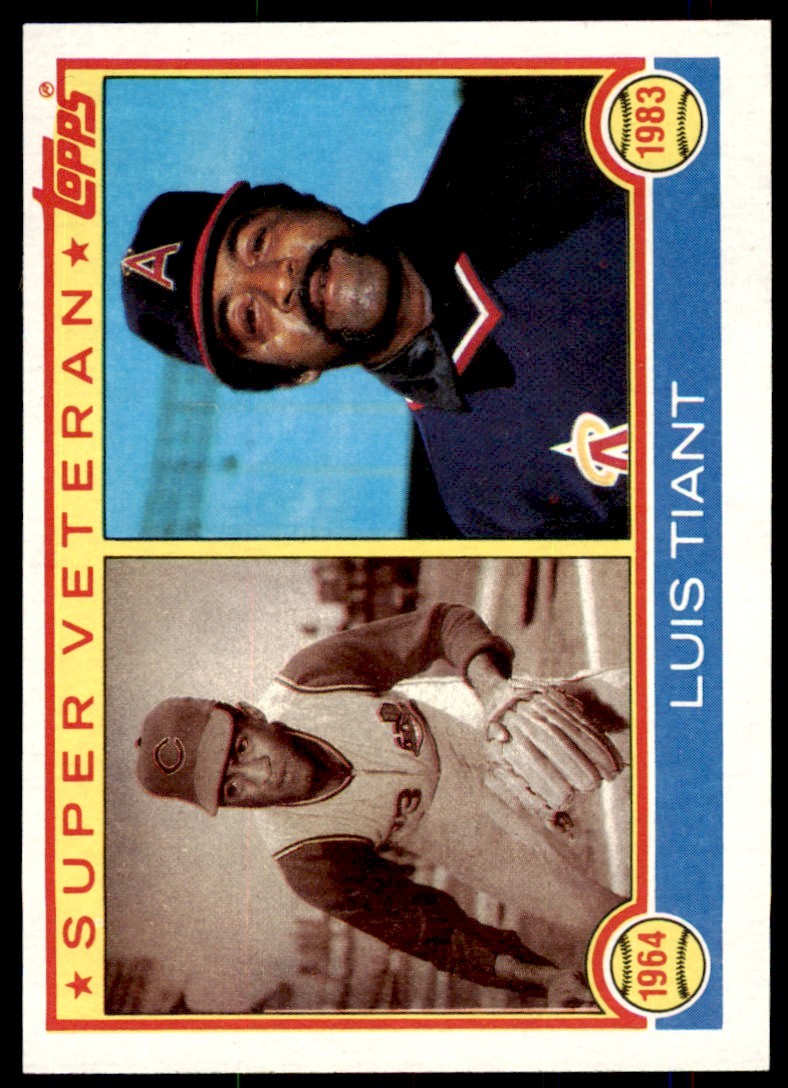 1983 Topps Luis Tiant . Cleveland Indians/California Angels #179